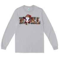 Western Christmas Baby Cow Noel Long Sleeve Tee | Teevron