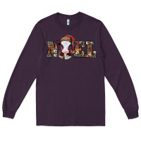 Plum western christmas baby cow noel Long Sleeve Tee - Jasminsmagicworld