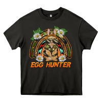 Asphalt easter egg hunter  rabbit rainbow Heavy Core Tee - BarkalooDesign