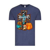 Vintage Denim thankful cross Vintage Tee - JahusDesignShop