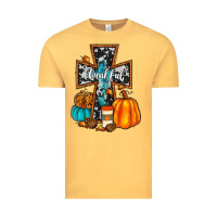 Vintage Mustard thankful cross Vintage Tee - JahusDesignShop