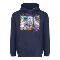 Navy Easter vibes Heavyweight Hoodie - OliviaCreatesArt