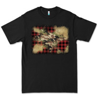 Black buffalo plaid christmas camouflage glitter background Premium Tee - Jasminsmagicworld