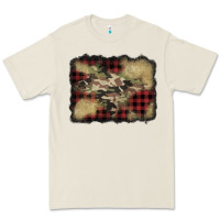 Bone buffalo plaid christmas camouflage glitter background Premium Tee - Jasminsmagicworld