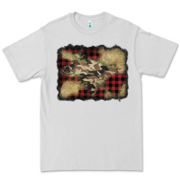 Dove Grey buffalo plaid christmas camouflage glitter background Premium Tee - Jasminsmagicworld