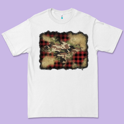 Buffalo Plaid Christmas Camouflage Glitter Background Premium Tee Designed By Jasminsmagicworld