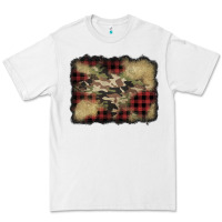 White buffalo plaid christmas camouflage glitter background Premium Tee - Jasminsmagicworld
