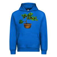 Cobalt Guava Tree Bonsai Illustrations Urban Hoodie - LillyAllenDesigns