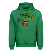 Emerald Guava Tree Bonsai Illustrations Urban Hoodie - LillyAllenDesigns