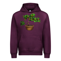 Mauve Wine Guava Tree Bonsai Illustrations Urban Hoodie - LillyAllenDesigns
