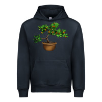 Navy Guava Tree Bonsai Illustrations Urban Hoodie - LillyAllenDesigns