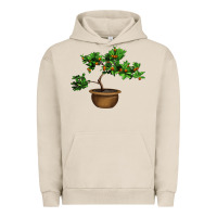 Pigment French Oak Guava Tree Bonsai Illustrations Urban Hoodie - LillyAllenDesigns