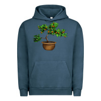 Pigment Midnight Navy Guava Tree Bonsai Illustrations Urban Hoodie - LillyAllenDesigns