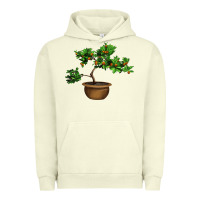 Pigment Pistachio Guava Tree Bonsai Illustrations Urban Hoodie - LillyAllenDesigns