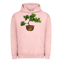 Pigment Salmon Guava Tree Bonsai Illustrations Urban Hoodie - LillyAllenDesigns