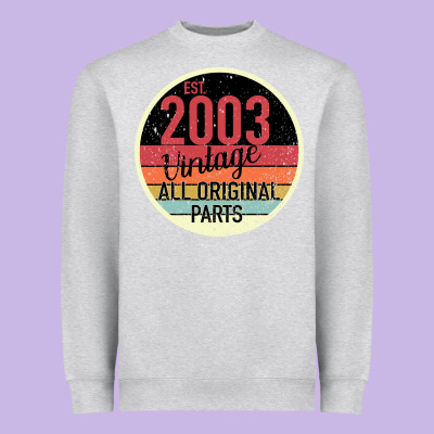 16th Birthday Gift Vintage 2003 Heavyweight Sweatshirt Designed By Bettercallsaul