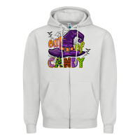 Dove Grey out of candy Zipper Hoodie - CowGirlArtShop