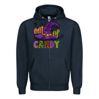 Navy out of candy Zipper Hoodie - CowGirlArtShop