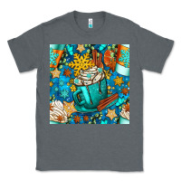 Winter Coffee Cups And Snow With Plaid Seamless Pattern Bbs Classic Tee | Teevron