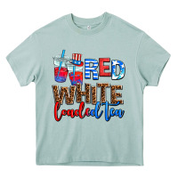 Arona Red white loaded tea Heavy Core Tee - AdoDesignShop