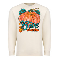 Sandshell Give Thanks Premium Sweatshirt - FaDigitalArtStudio