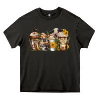 Asphalt cows coffee cups Heavy Core Tee - Jasminsmagicworld