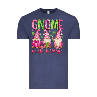 Vintage Denim gnome for the holidays Vintage Tee - MaliasSmallBusiness