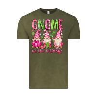 Vintage Olive gnome for the holidays Vintage Tee - MaliasSmallBusiness