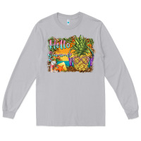 Moon Dust hello summer pineapple Long Sleeve Tee - BarkalooDesign