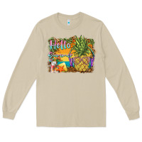 Mushroom hello summer pineapple Long Sleeve Tee - BarkalooDesign