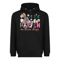 Black Easter Day A lot can happen in three days Heavyweight Hoodie - OliviaCreatesArt