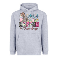 Heather Grey Easter Day A lot can happen in three days Heavyweight Hoodie - OliviaCreatesArt
