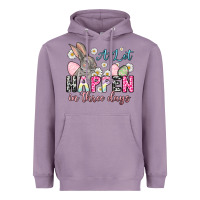Lavender Easter Day A lot can happen in three days Heavyweight Hoodie - OliviaCreatesArt