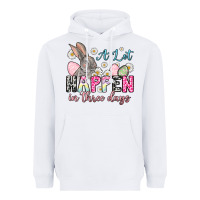 White Easter Day A lot can happen in three days Heavyweight Hoodie - OliviaCreatesArt