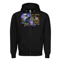 Black something wicked this way comes Zipper Hoodie - CowGirlArtShop
