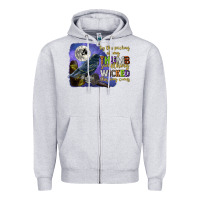Heather Grey something wicked this way comes Zipper Hoodie - CowGirlArtShop
