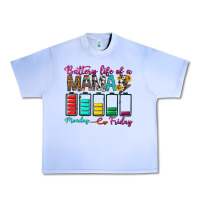 Grape Ice Battery Life Of A Mama Urban Heavy Tee - BundleAndBundleShop