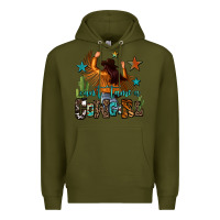 Army Green can't tame a cowgirl Premium Hoodie - OliviaCreatesArt