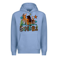 Colony Blue can't tame a cowgirl Premium Hoodie - OliviaCreatesArt