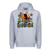 Heather Grey can't tame a cowgirl Premium Hoodie - OliviaCreatesArt