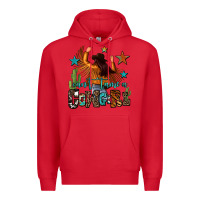 Red can't tame a cowgirl Premium Hoodie - OliviaCreatesArt