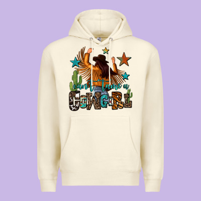 Can't Tame A Cowgirl Premium Hoodie Designed By Oliviacreatesart