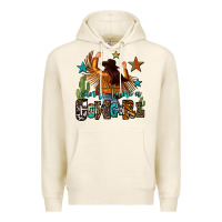 Tofu can't tame a cowgirl Premium Hoodie - OliviaCreatesArt