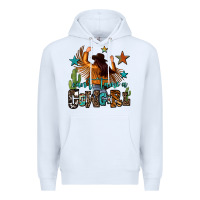 White can't tame a cowgirl Premium Hoodie - OliviaCreatesArt