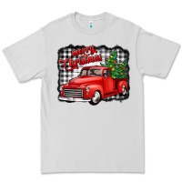 Dove Grey merry christmas red truck christmas trees Premium Tee - Jasminsmagicworld