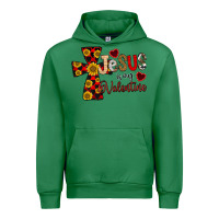 Emerald Jesus is My Valentine Cross Urban Hoodie - CowhideDigitalArt