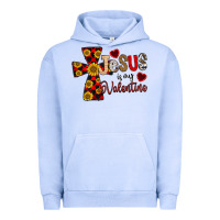 Pigment Grape Ice Jesus is My Valentine Cross Urban Hoodie - CowhideDigitalArt