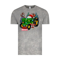 Cloud Rock farm tractor christmas Vintage Tee - MaliasSmallBusiness