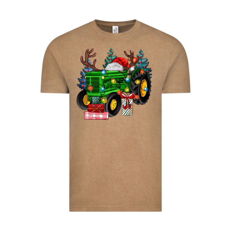 Farm Tractor Christmas Vintage Tee by MaliasSmallBusiness | Teevron