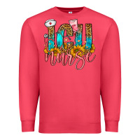 Cardinal Western ICU Intensive Care Unit Nurse Premium Sweatshirt - FaDigitalArtStudio